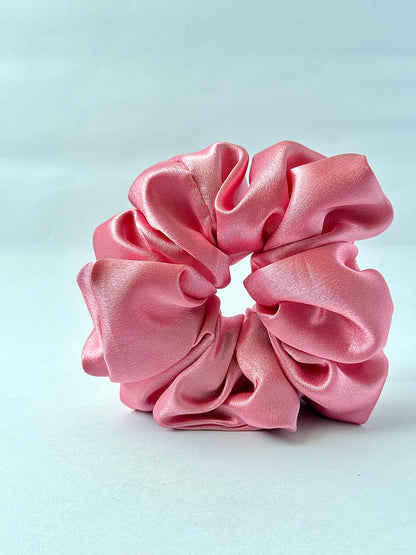 Satin Scrunchie – Wine Red | Elegant Hair Ties