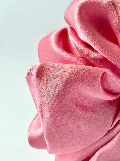 Satin Scrunchie – Wine Red | Elegant Hair Ties